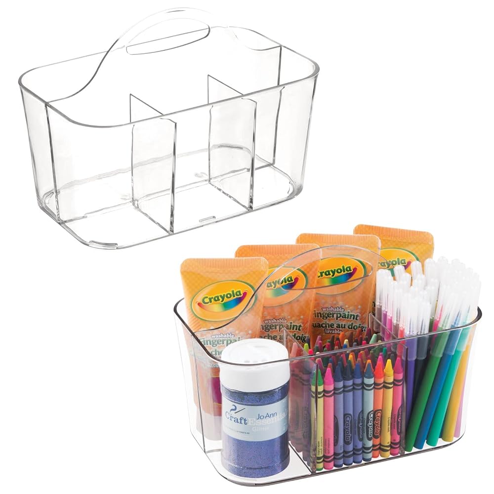 Divided Craft Caddy Totes (2-Pack)