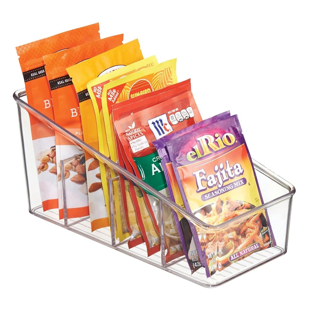 4-Section Food Packet Organizer
