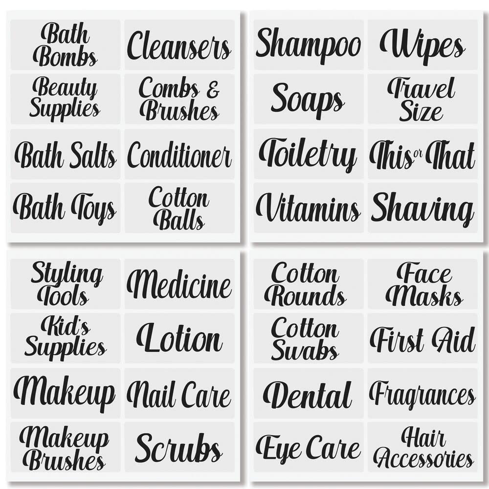 Pre-Printed Organization Labels (32 Count)